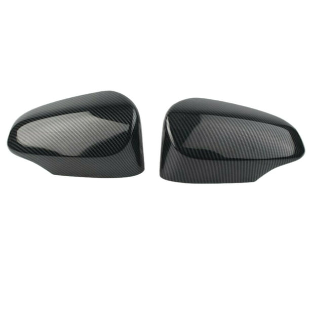 2X Carbon fiber abs Rear view mirror cover trim for toyota corolla 2014-2018 